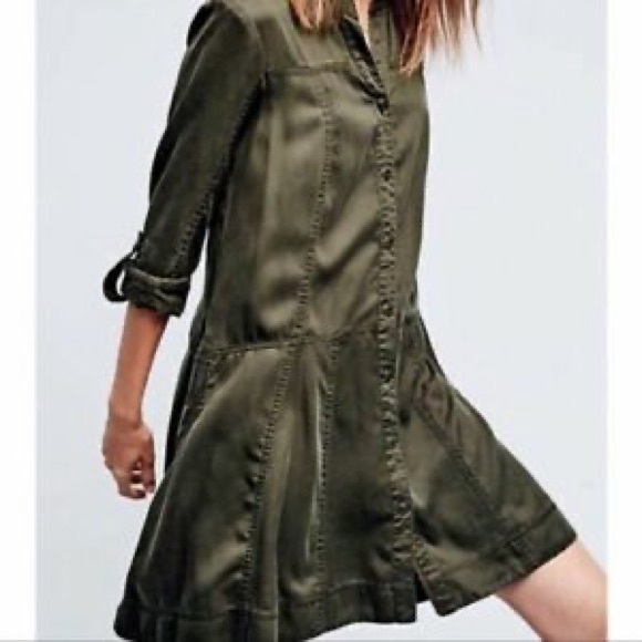 HOLDING HORSES Dresses & Skirts - Holding Horses Anthropologie Mariona Shirt Dress